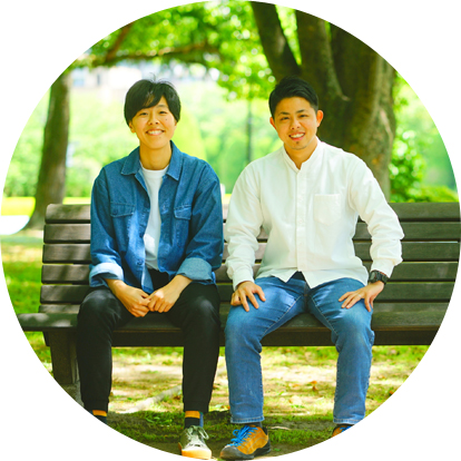 當山敦己(あっきー)、高畑桜(さーちゃん)