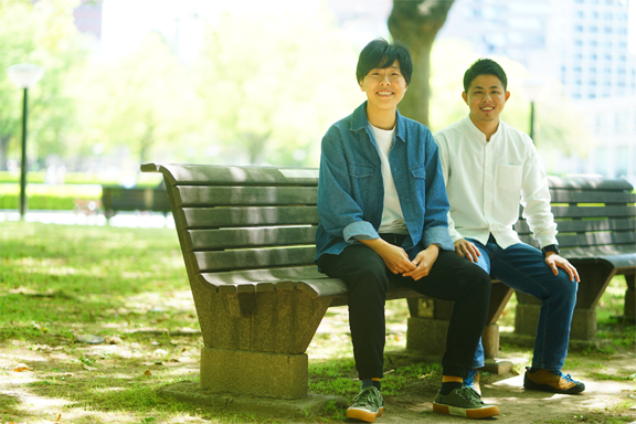 當山敦己(あっきー)、高畑桜(さーちゃん)